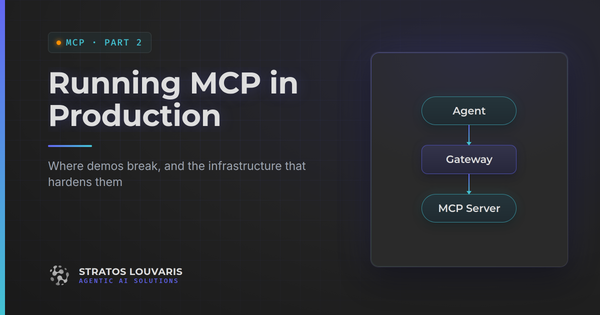 Running MCP in Production: Where Demos Break and How to Harden It (Part 2 of 2)